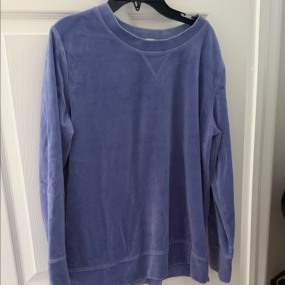 Purple Long Sleeve Sweatshirt